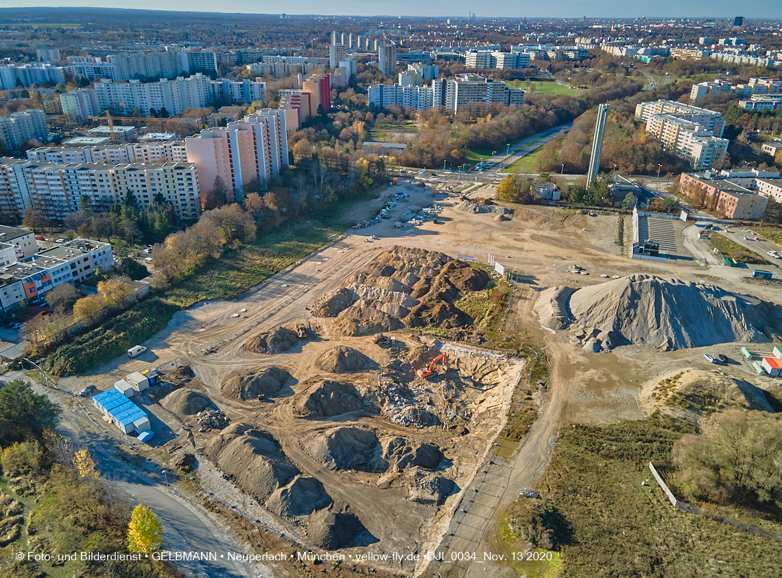 13.11.2020 - Piederstorfer Gelände und Alexisqaurtier am Karl-Marx-Ring in Neuperlach